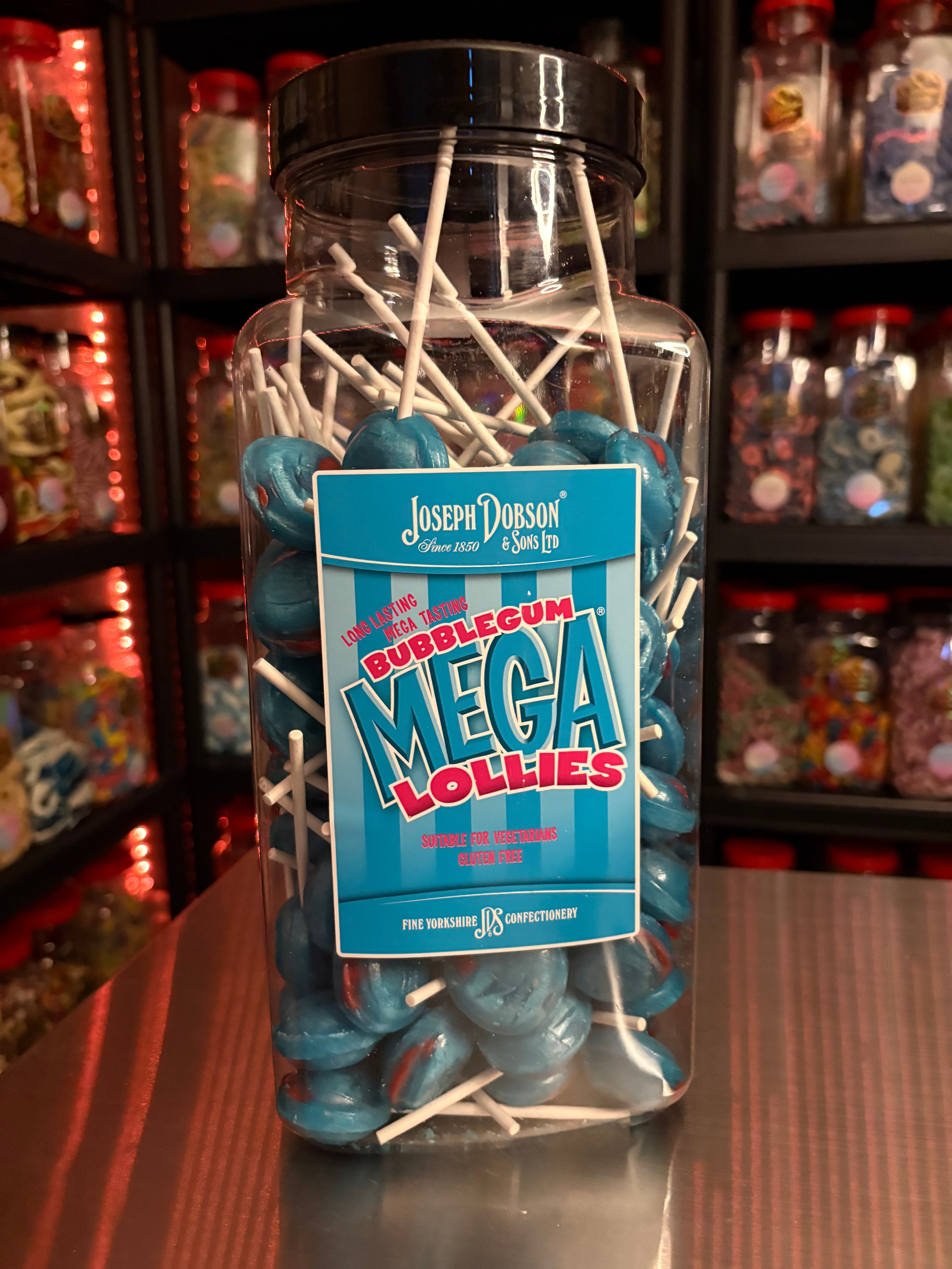 5x Bubblegum Mega Lollies