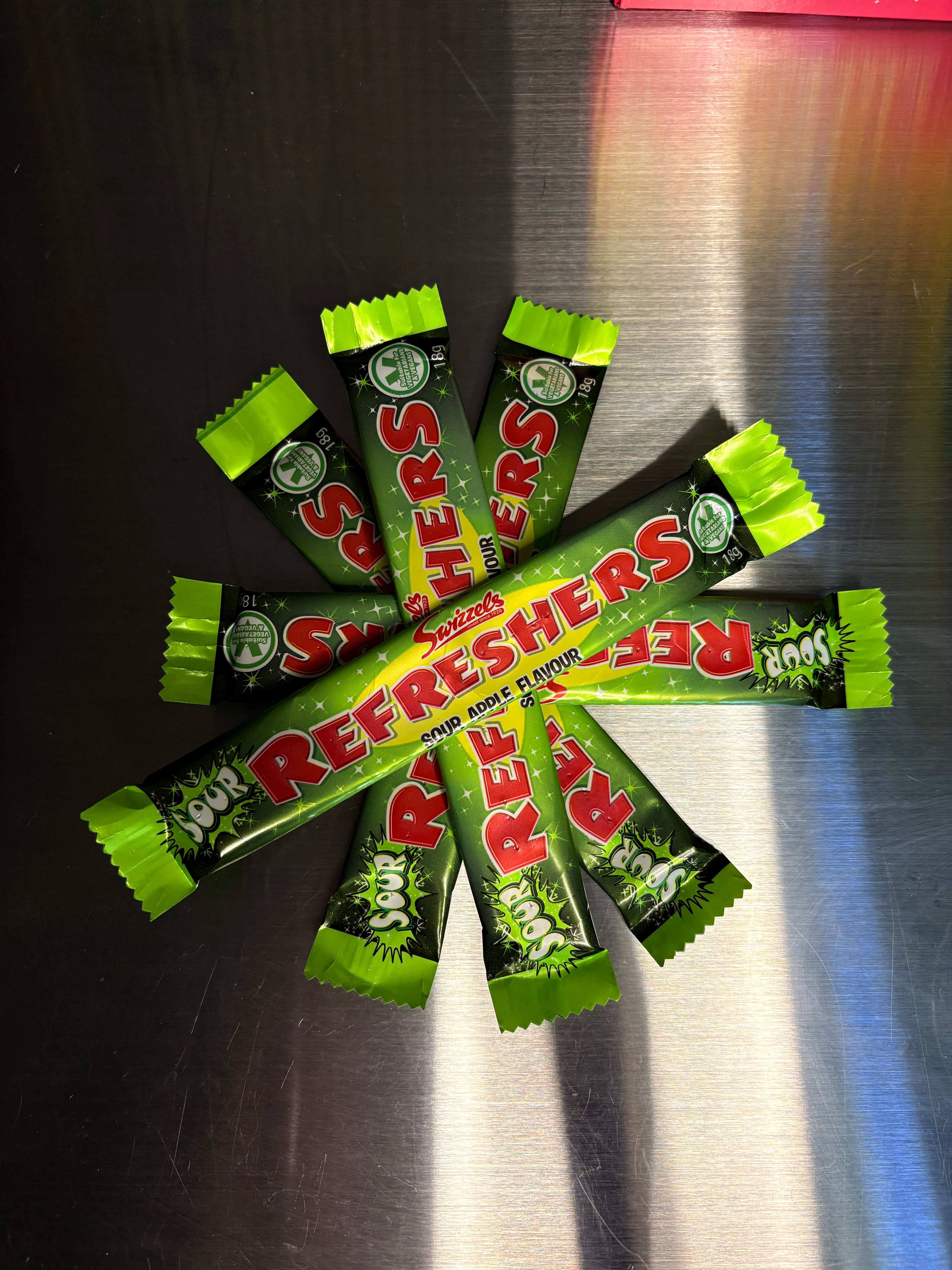 5x Sour Apple Refresher Bars