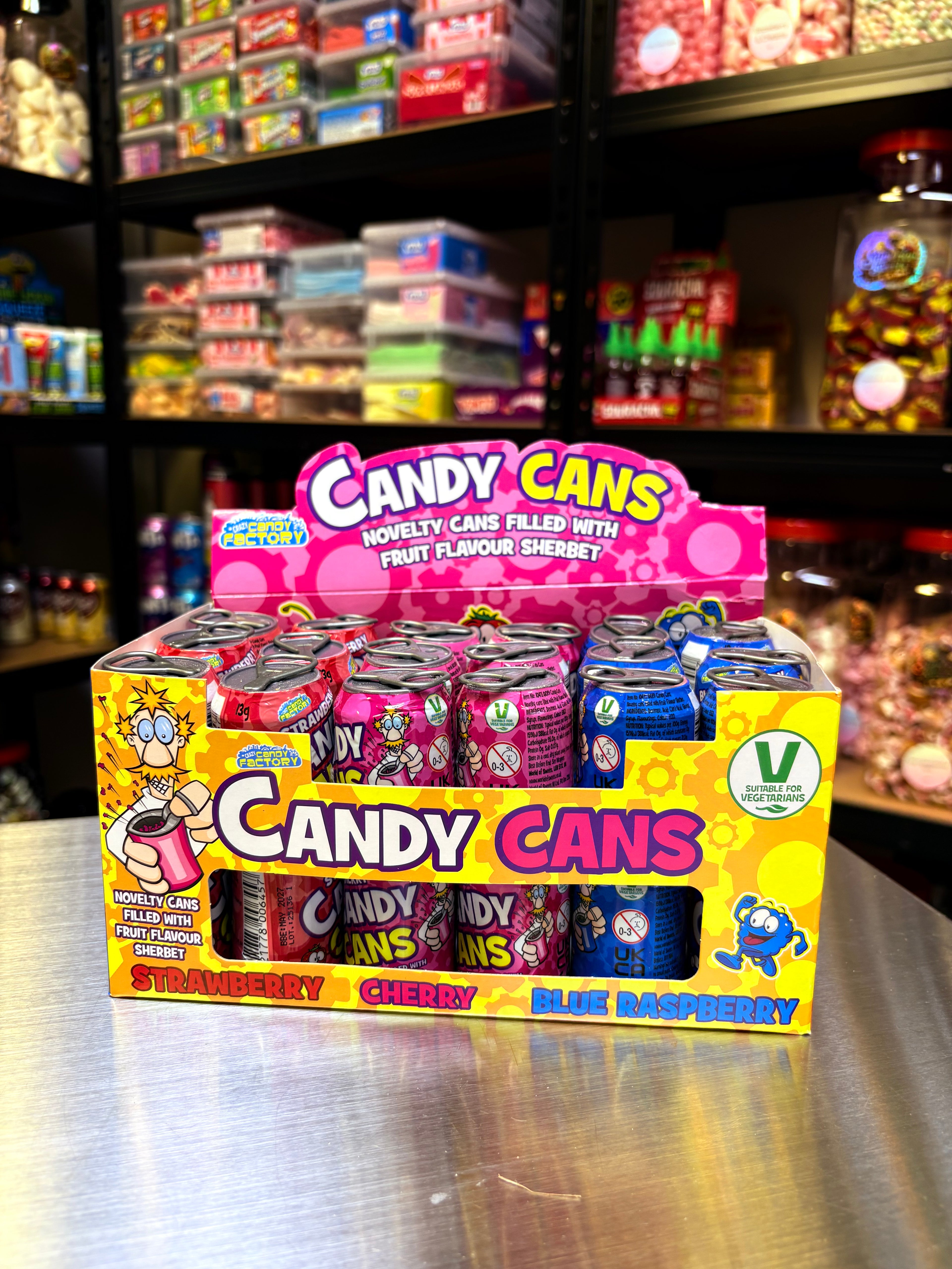 2x Candy Cans