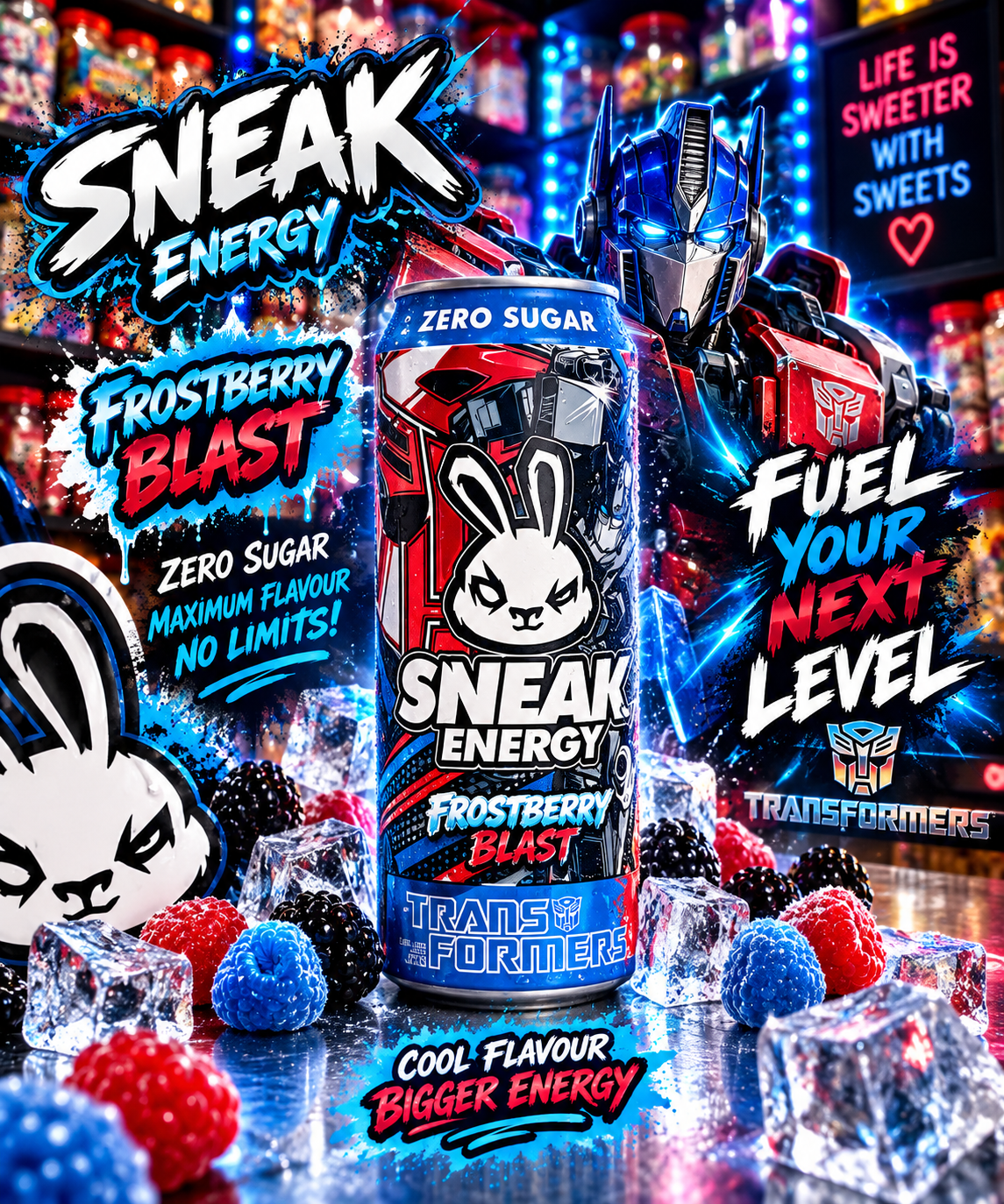 Sneak Energy - Frostberry Blast