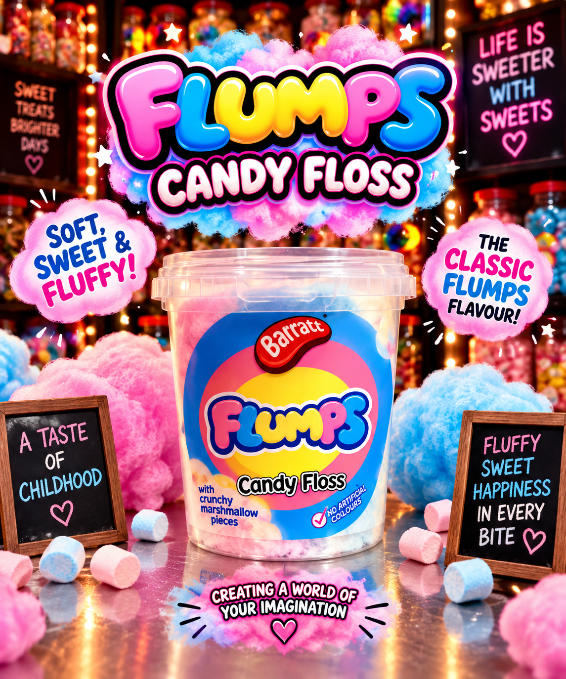 Flumps Candy Floss