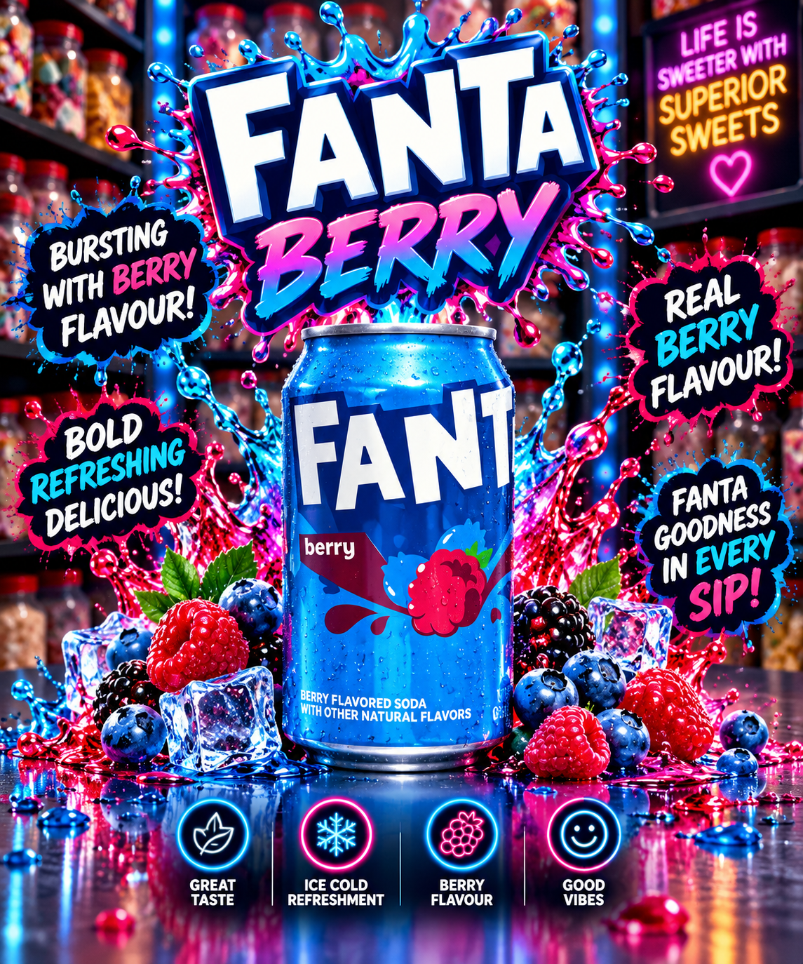 Fanta Berry Soda