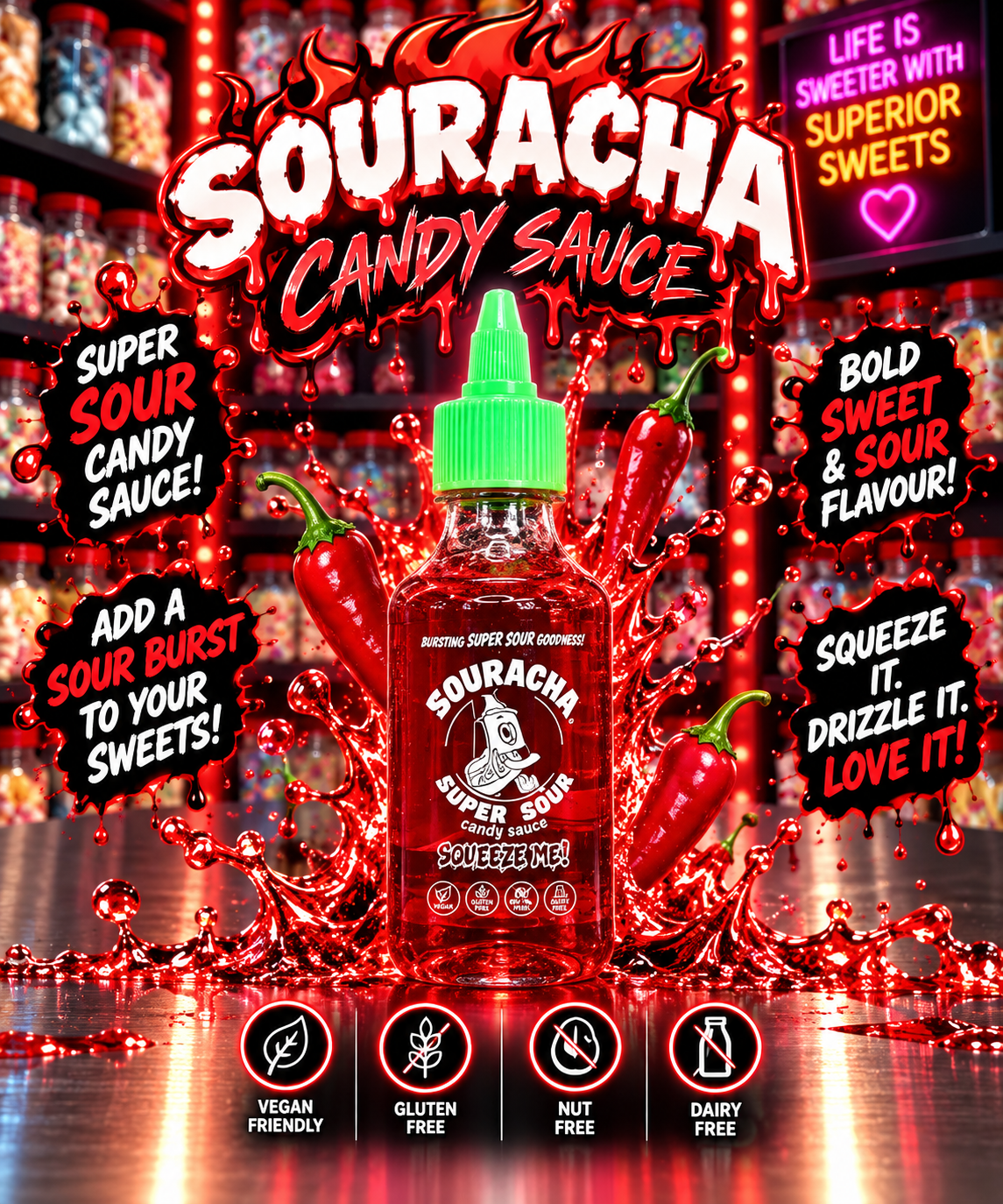 Souracha Candy Sauce