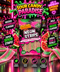 Neon Strips - Watermelon