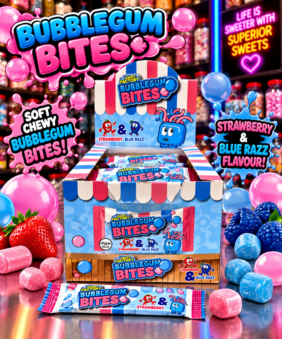 2x Bubblegum Bites